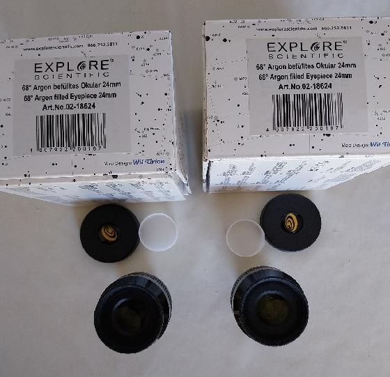 Paire d'oculaires 24mm 68° ES