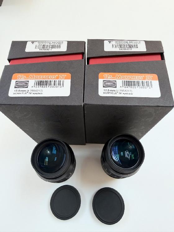 For sale: Several eyepiece sets and filter sets