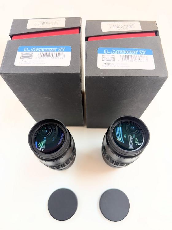 For sale: Several eyepiece sets and filter sets