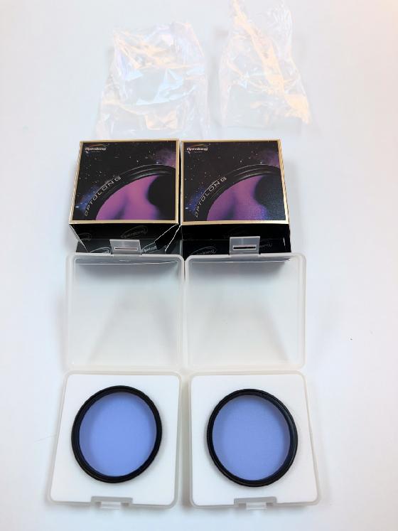 For sale: Several eyepiece sets and filter sets