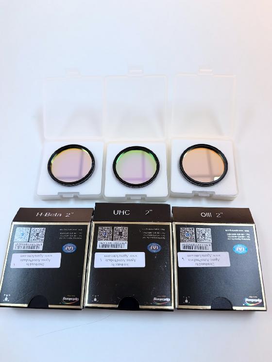 For sale: Several eyepiece sets and filter sets