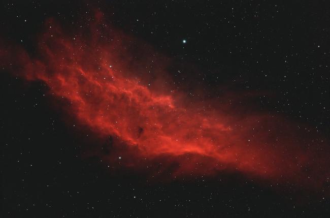 California avec une petite lunette