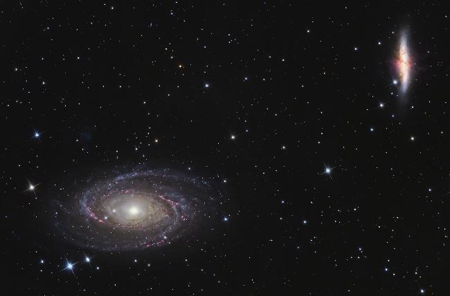 M81 +82 RGB + Ha