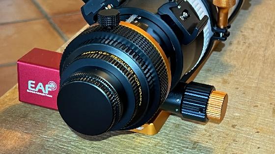 Lunette aprochromatique Sharpstar 103 et ses réducteurs 0.6x et 0.8x