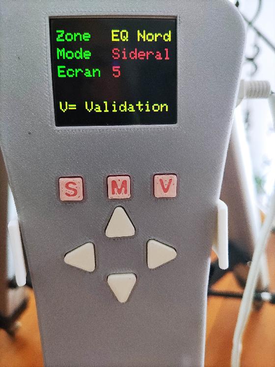 Monture EQ2 motorisée en RA