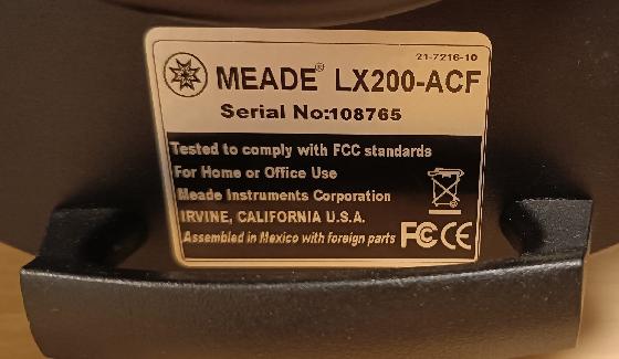 Meade ACF10" UHTC LX200