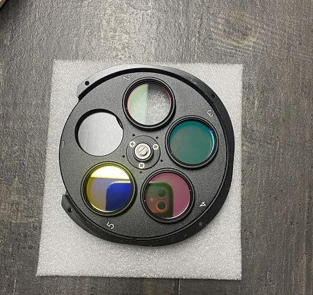 Roue a filtre ouverte + les filtres LRGB