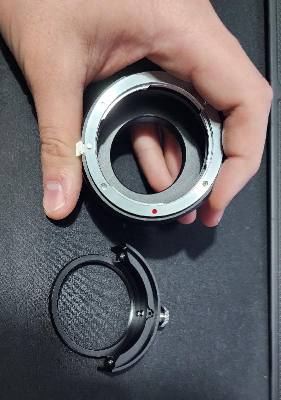 Tiroir à filtre et Porte-Filtre 50,8mm ZWO pour objectif Canon EOS
