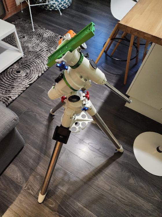 EQM35 Pro (kit AstroGadget/EQStar) + trépied + alimentation secteur