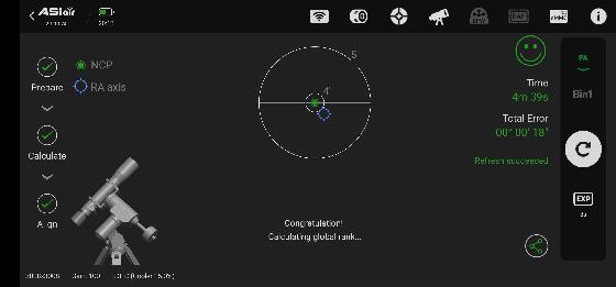 EQM35 Pro (kit AstroGadget/EQStar) + trépied + alimentation secteur