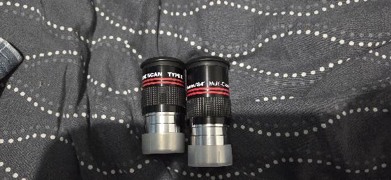 Lot d'oculaires grand champ Wide Scan Type III (13 mm et 16 mm) – 84°