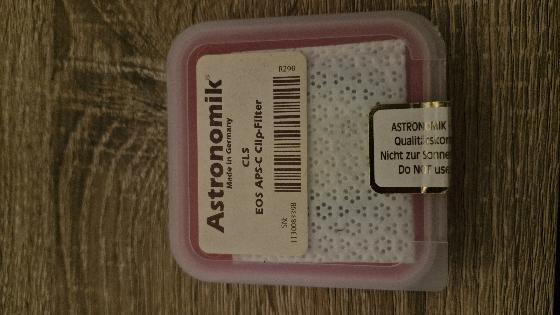 EOS 1100D défiltré total