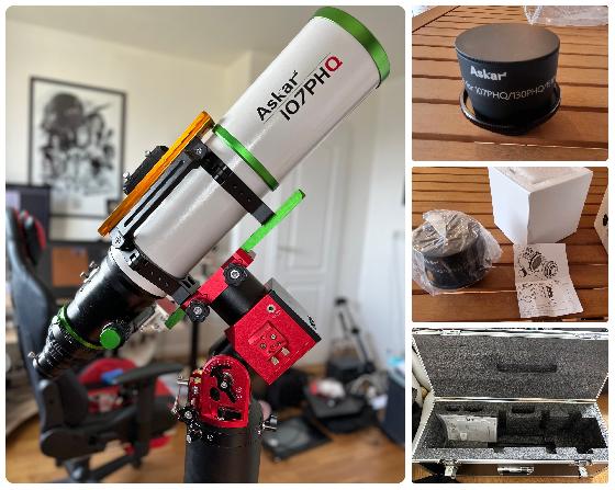 Lunette Askar 107 phq + réducteur 