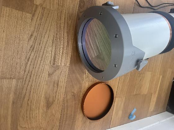 Vend Filtre Solaire D6ERF 160mm avec support Altair