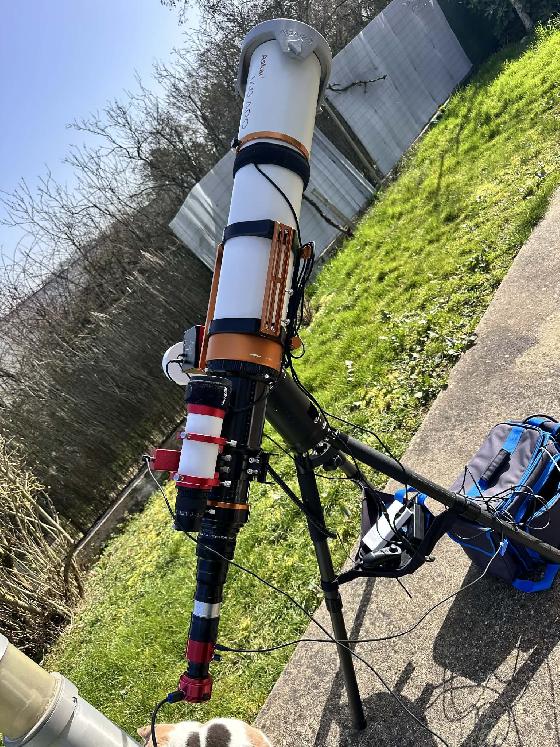 Vend Filtre Solaire D-ERF 160mm avec support Altair