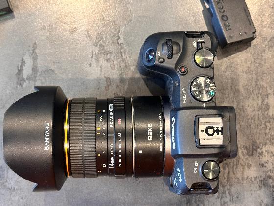 Canon RP défiltré + samyang 14mm F2.8