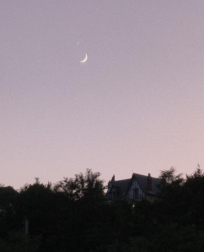 La Lune et Venus 