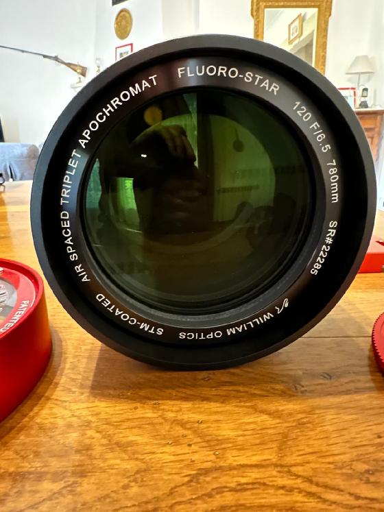 Vends lunette William optics 120 flt 