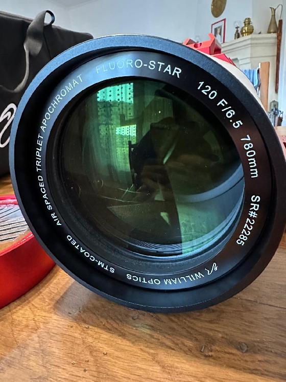 Vends lunette William optics 120 flt 