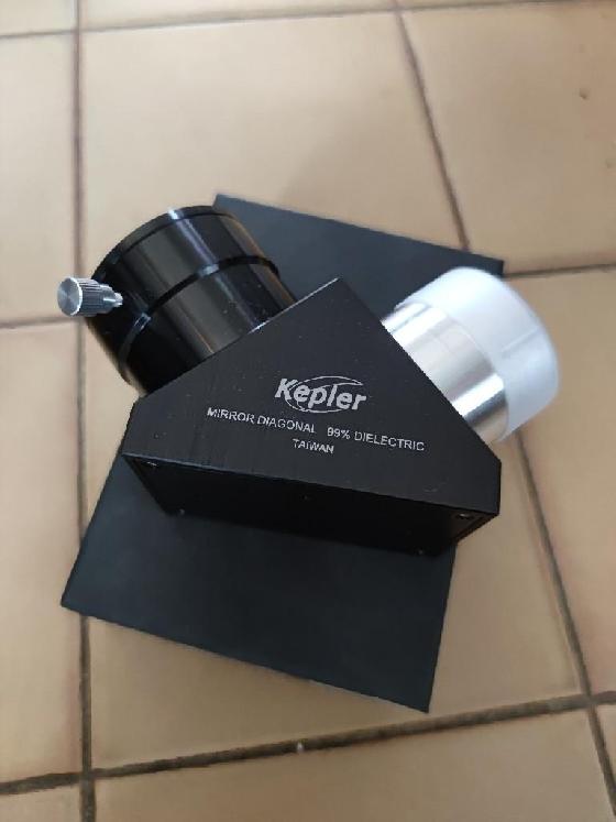 Renvoi coudé Kepler 50.8mm miroir quartz (99%)