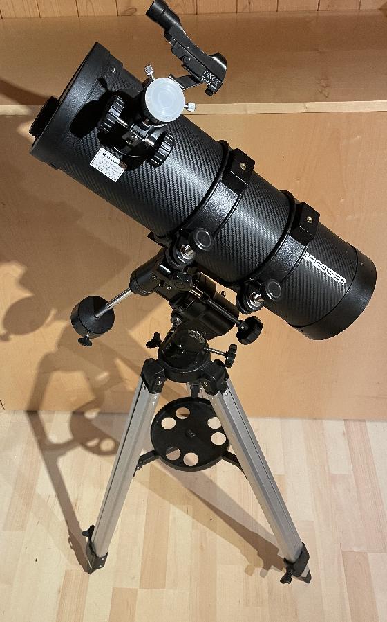 Télesope débutant Bresser 114/500 pluto eq