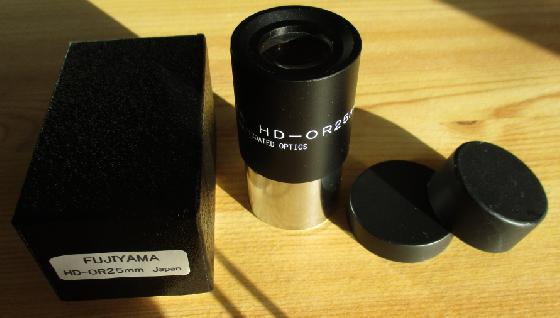 Oculaire orthoscopique Fujiyama HD 25 mm
