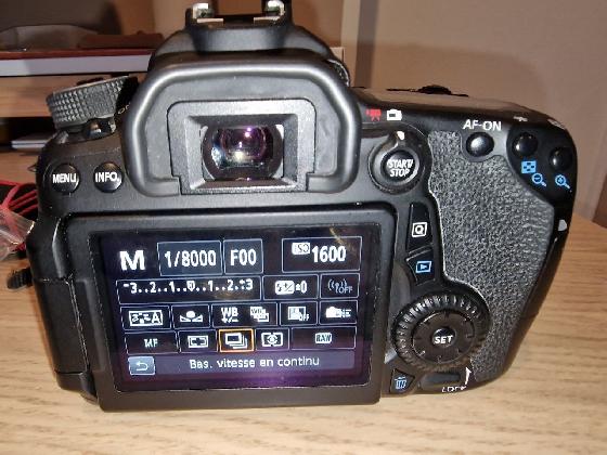 Canon 70D défiltré partiel