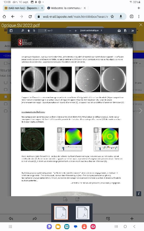Astrographe Newton Skyvision carbone f/4 250/1000