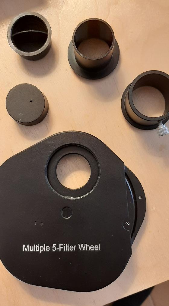 Roue à filtres manuelle 31,75mm Orion (5 positions)