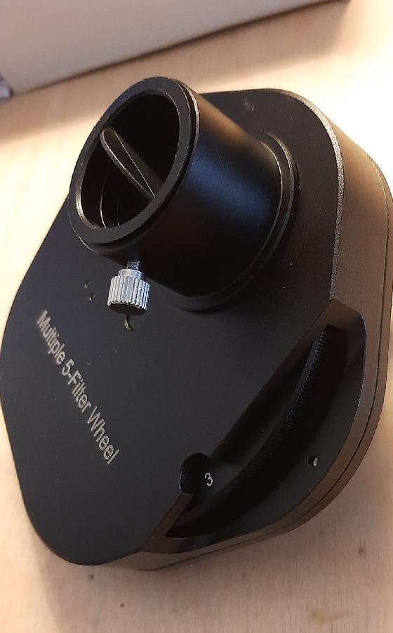 Roue à filtres manuelle 31,75mm Orion (5 positions)