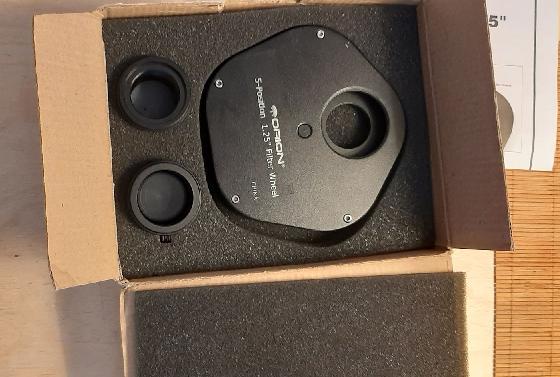 Roue à filtres manuelle 31,75mm Orion (5 positions)