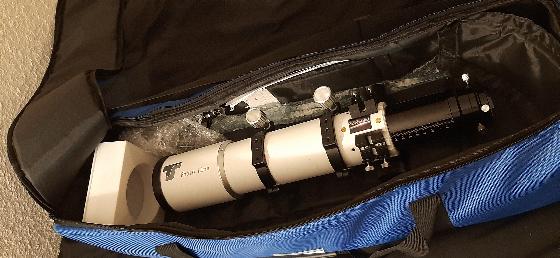 Lunette apochromatique TS Optics SD-APO 80 mm F/7 - Doublet FPL53 / Lanthane