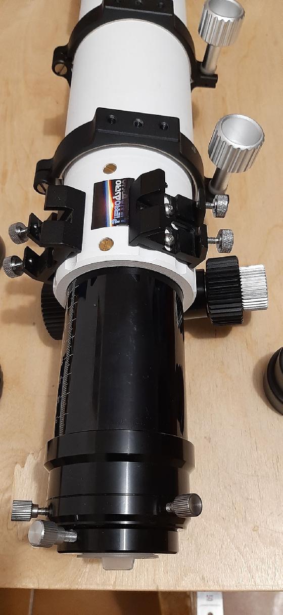 Lunette apochromatique TS Optics SD-APO 80 mm F/7 - Doublet FPL53 / Lanthane