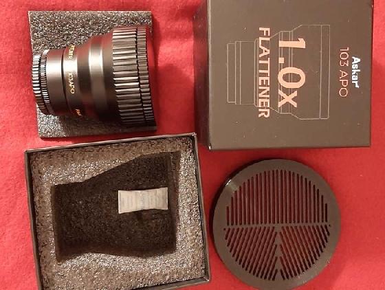 Lunette APO Triplet 103 (F/6,8) Askar et  Correcteur champ