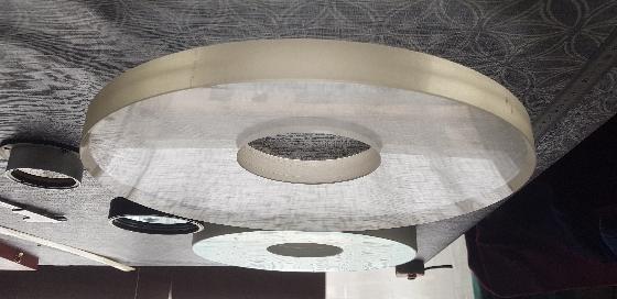 Miroirs  de 360mm pour le primaire et 100mm secondaire