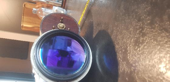 Télescope refracto reflecteur sur objectif clavé OA 100 1526mm porte oculaires clavé miroirs clavé 