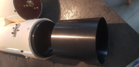 Télescope refracto reflecteur sur objectif clavé OA 100 1526mm porte oculaires clavé miroirs clavé 