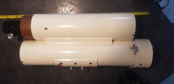 Télescope refracto reflecteur sur objectif clavé OA 100 1526mm porte oculaires clavé miroirs clavé 