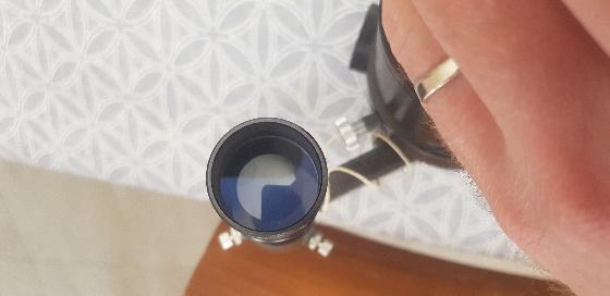 Lunette perl halley 70mm avec la monture et chercheur plus quelques oculaires 