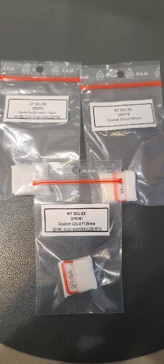 optique sol'Ex (bien lire l'annonce