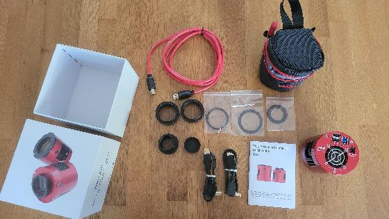 Caméra ZWO asi533mc-Pro + filtre optolong l-pro 1.25"