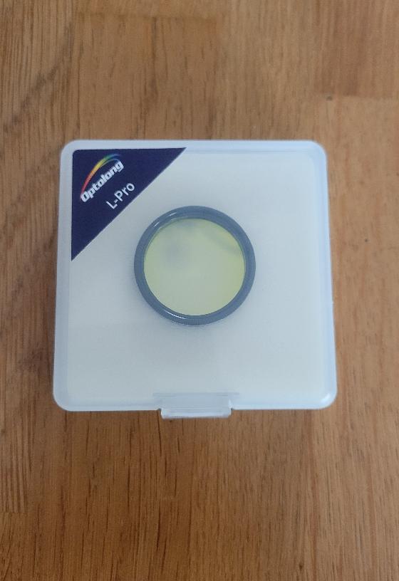 Caméra ZWO asi533mc-Pro + filtre optolong l-pro 1.25"