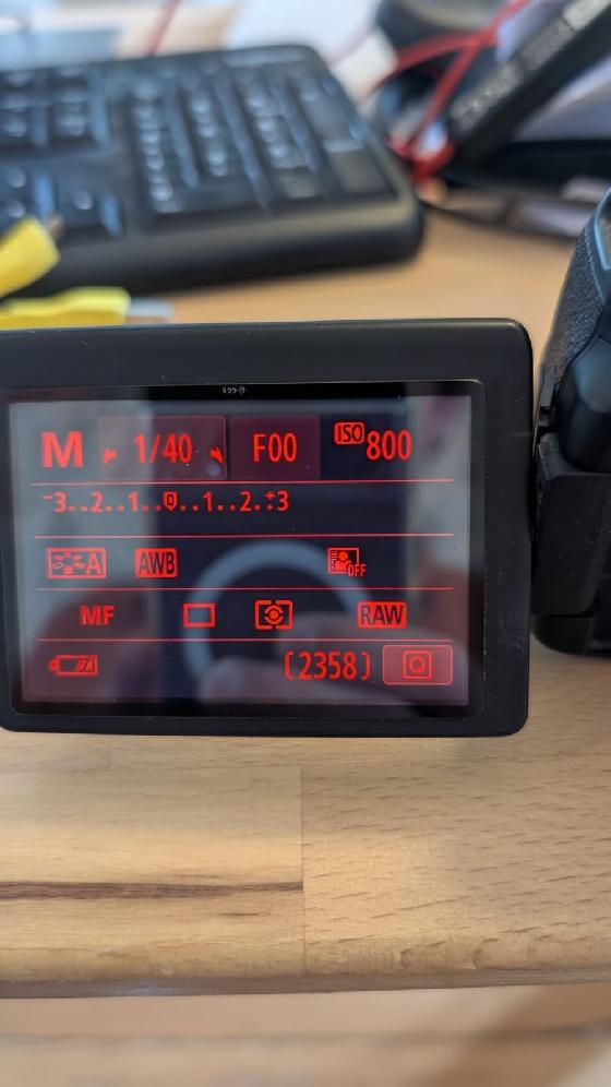 Canon 650D défiltré partiellement