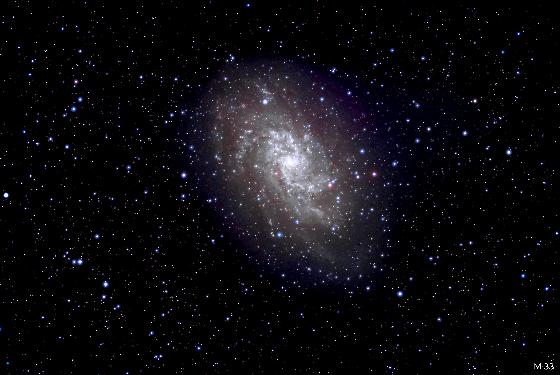 M 33 realizada con Atik Infinity