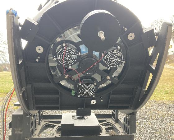 Triples ventilateurs miroir principal