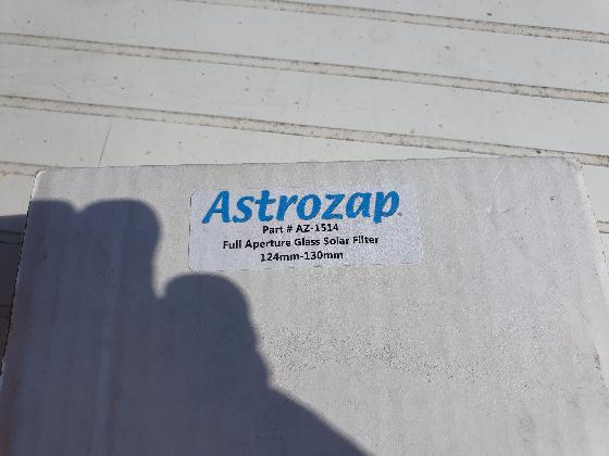 Astrozap 124 -130 mm