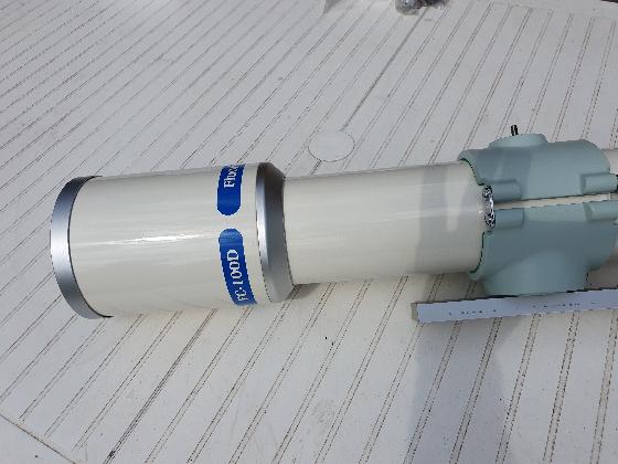 Lunette Takahashi FC100DC équipée avec accessoires