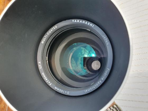 Lunette Takahashi FC100DC équipée avec accessoires