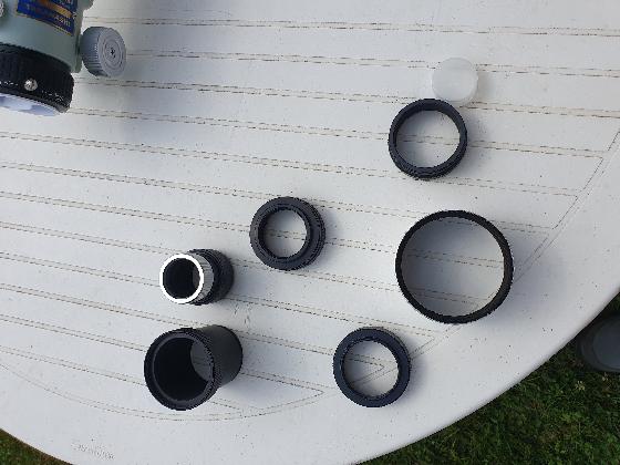 Lunette Takahashi FC100DC équipée avec accessoires