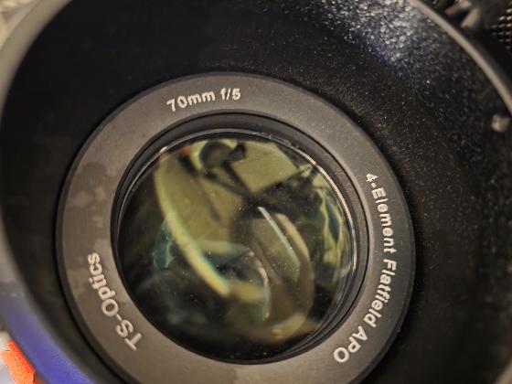 TS Optics quadruplet 70/350mm f5